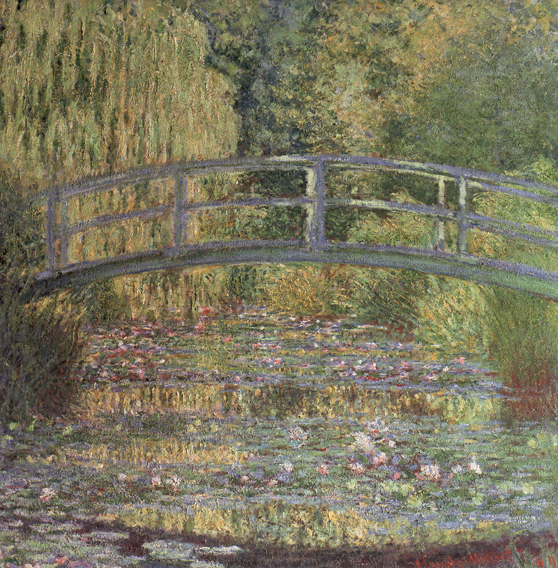baya-iyi-Claude Oscar Monet - The Water Lily Pond (1889)