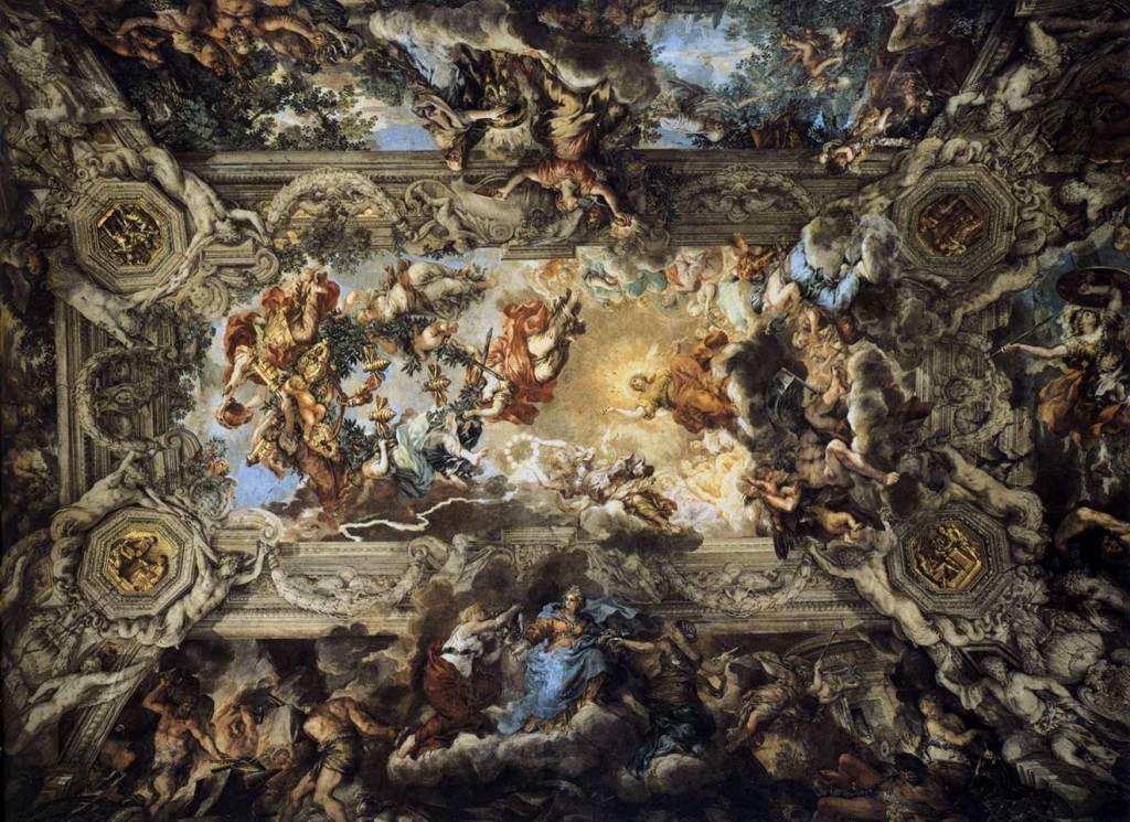 Pietro da Cortona  'dan Allegory of Divine Providence and Barberini Power (1633-1639) 