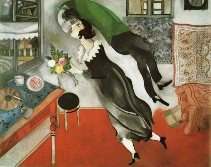 Marc Chagall - Birthday (1915) 