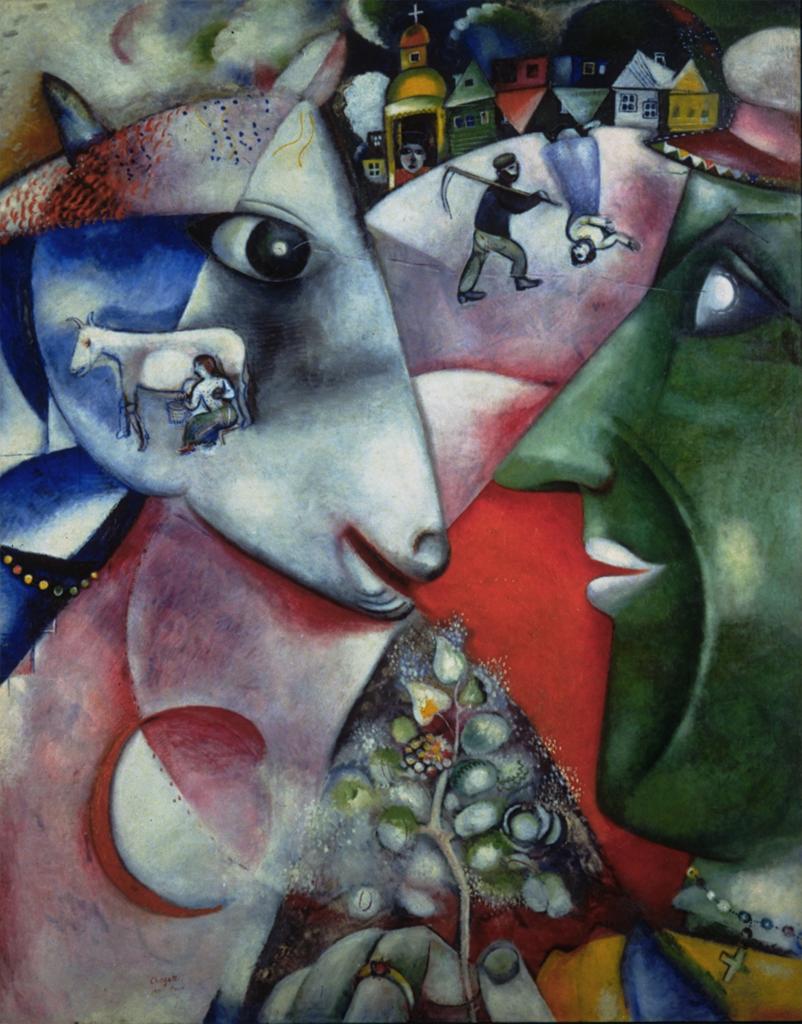 Marc Chagall - I and the Village (1911)