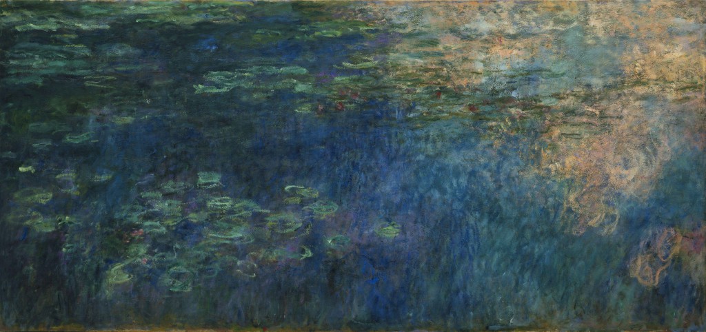 Claude Oscar Monet - Reflections of Clouds on the Water-Lily Pond 