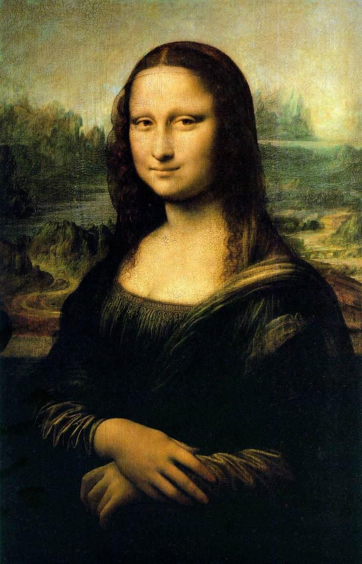 Mona Lisa, Leonardo da Vinci, Louvre Müzesi, Paris, Fransa
