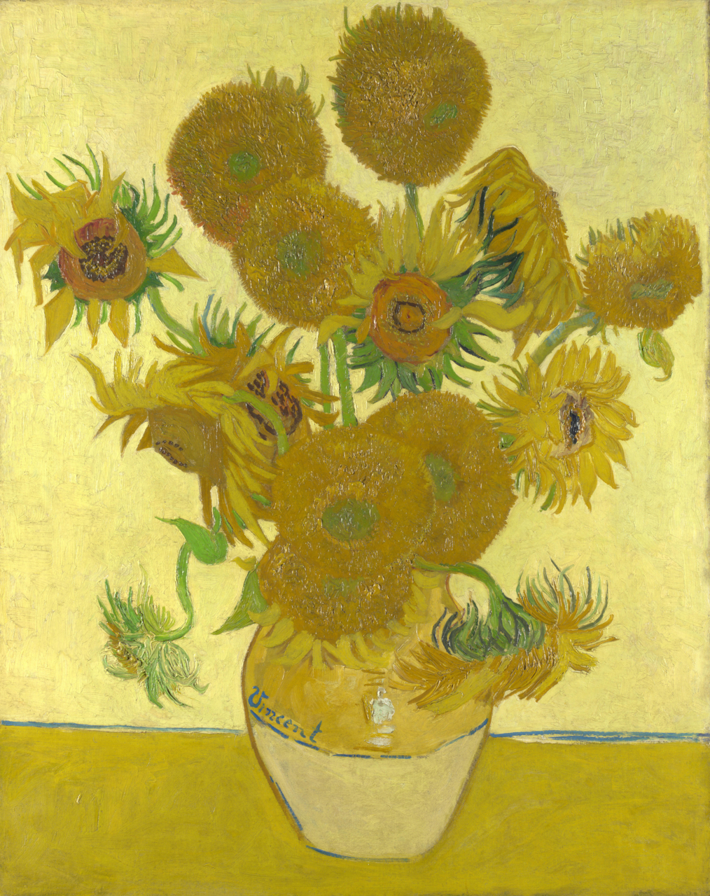 Sunflowers, Vincent Van Gogh, The National Gallery, Londra, İngiltere