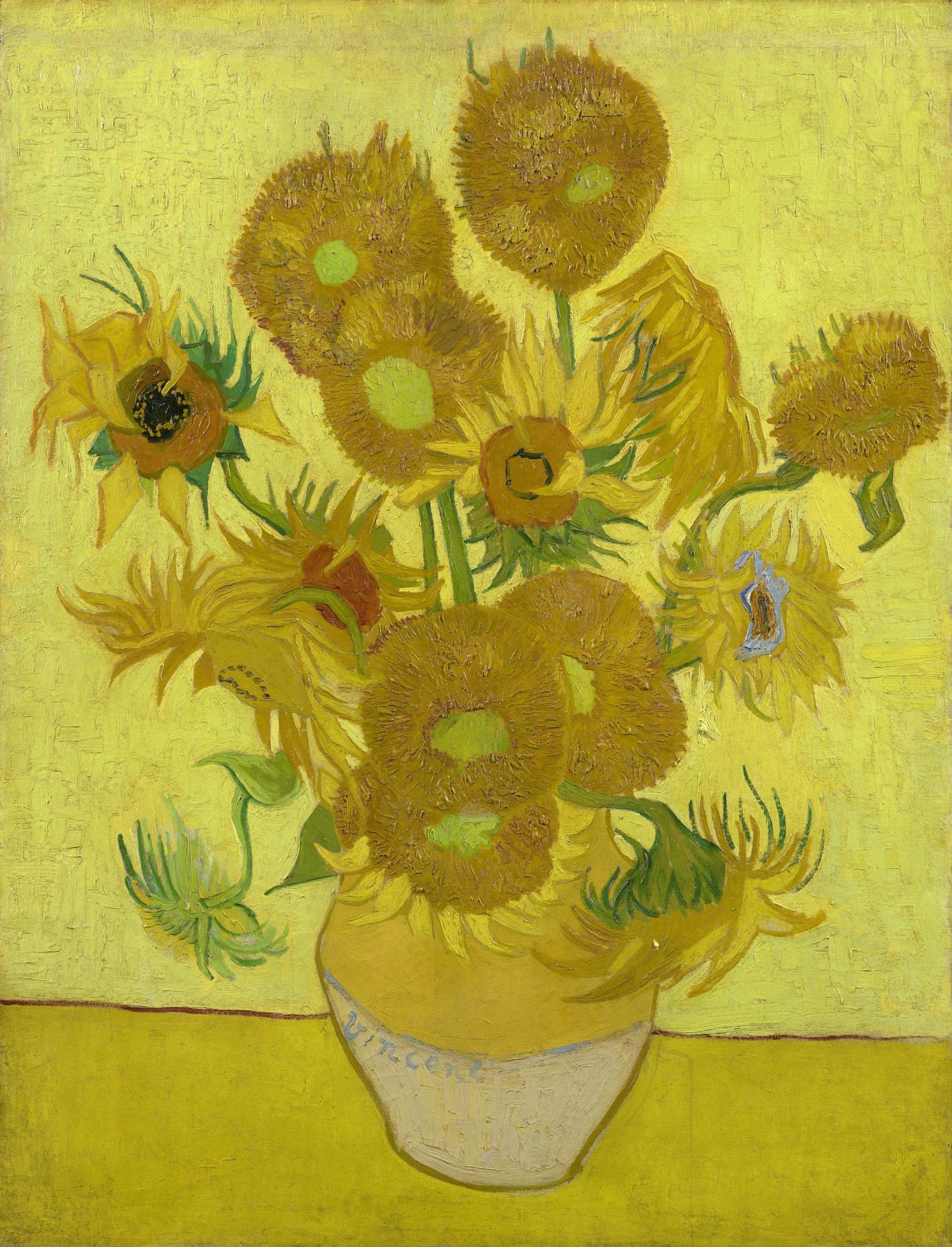 Sunflowers (1889), Vincent Van Gogh, Van Gogh Museum, Amsterdam, Hollanda